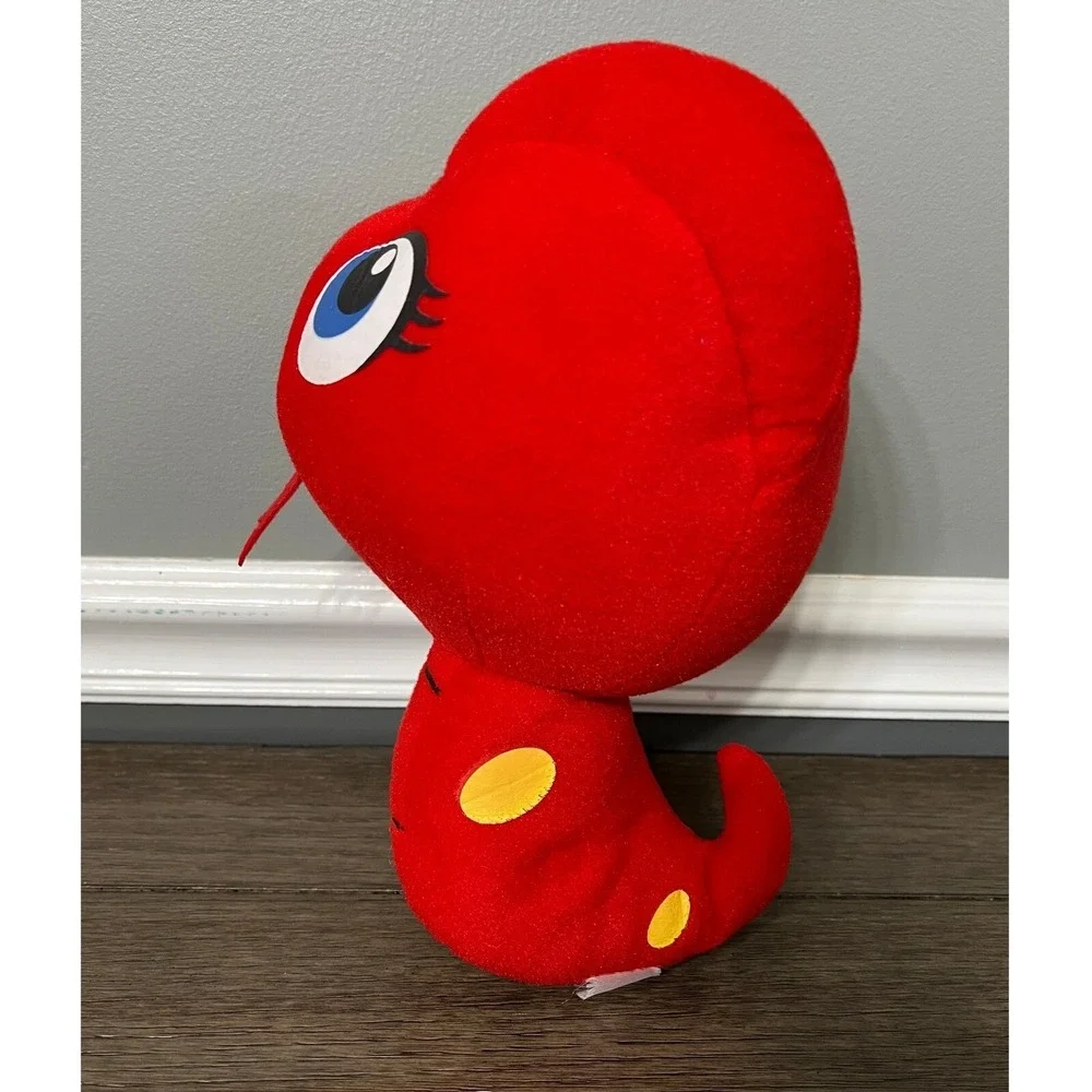 Red Plush Japanese Anime‎ Serpent Snake Plush Fabric Doll With Suction Cup